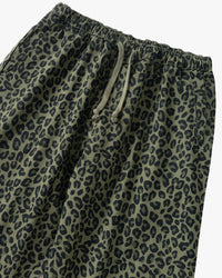 Service Works Patterned Easy Chef Pant - Green Leopard