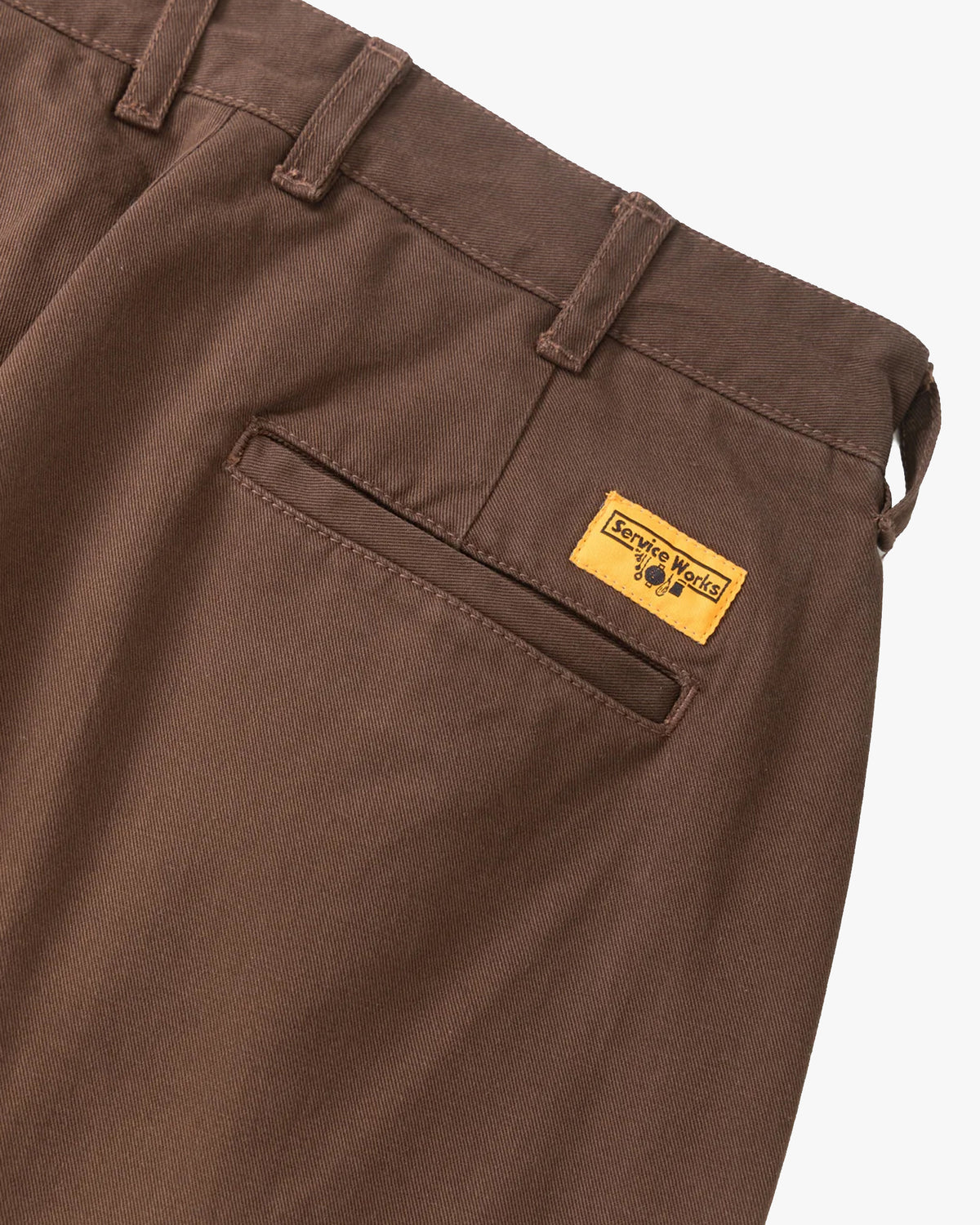 Service Works Twill Part Timer Pant - Brown