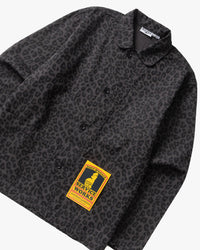 Service Works Patterned Easy Chef Shirt - Black Leopard