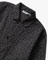 Service Works Patterned Easy Chef Shirt - Black Leopard