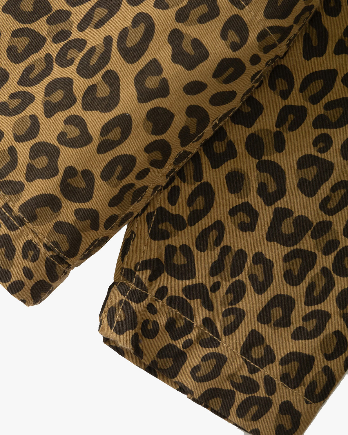 Service Works Patterned Easy Chef Shirt - Brown Leopard
