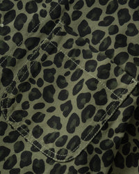 Service Works Patterned Easy Chef Shirt - Green Leopard