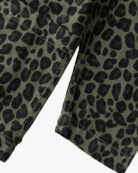 Service Works Patterned Easy Chef Shirt - Green Leopard
