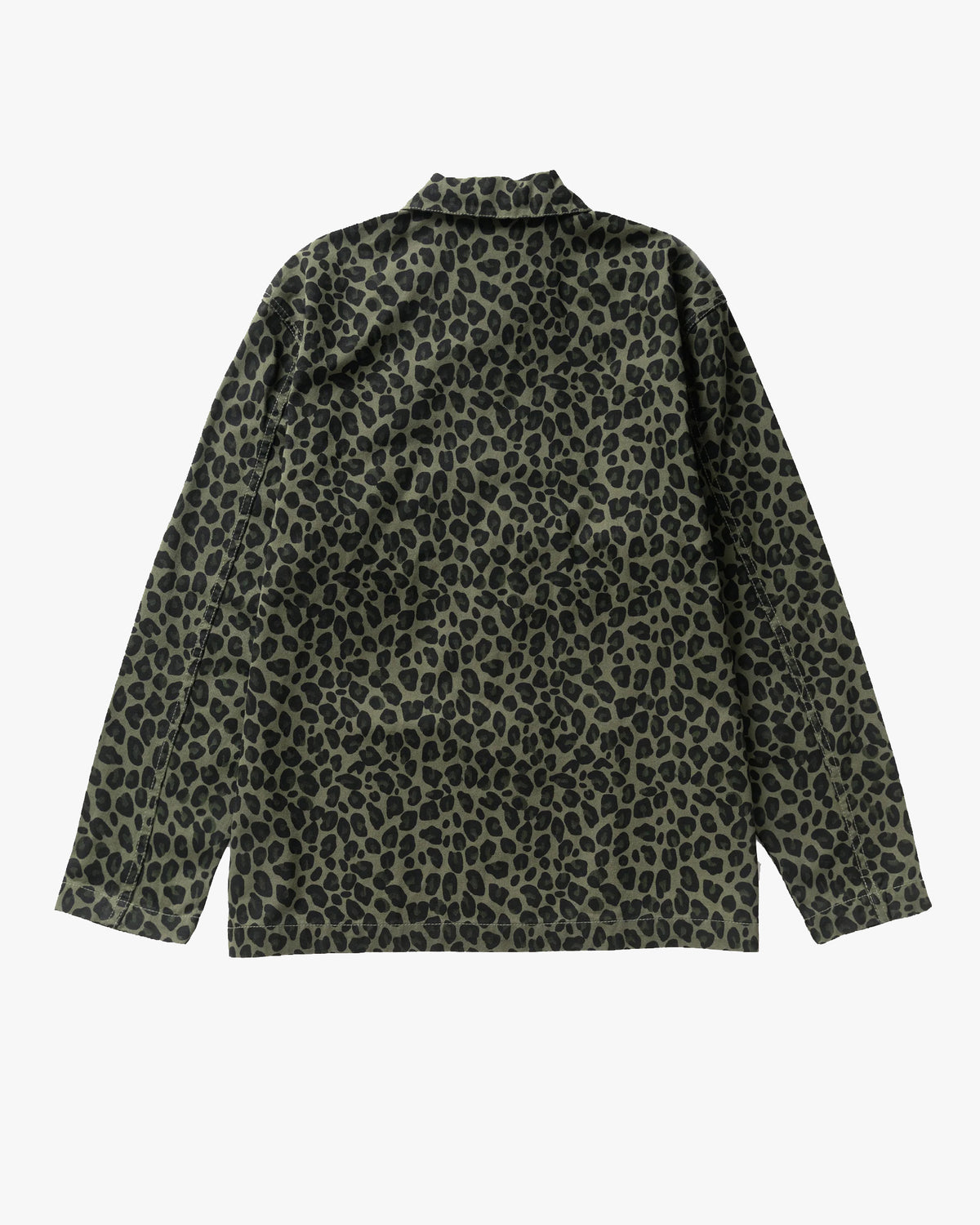 Service Works Patterned Easy Chef Shirt - Green Leopard