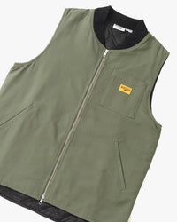 Service Works Padded Work Vest Jacket - Olive
