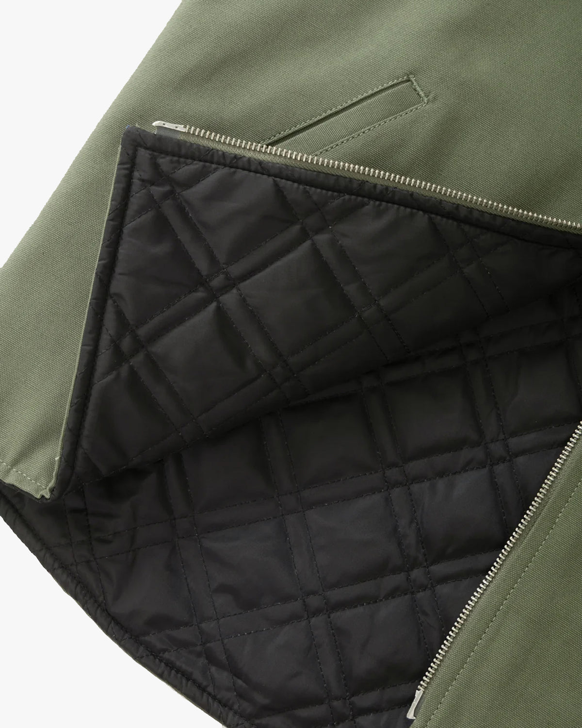 Service Works Padded Work Vest Jacket - Olive