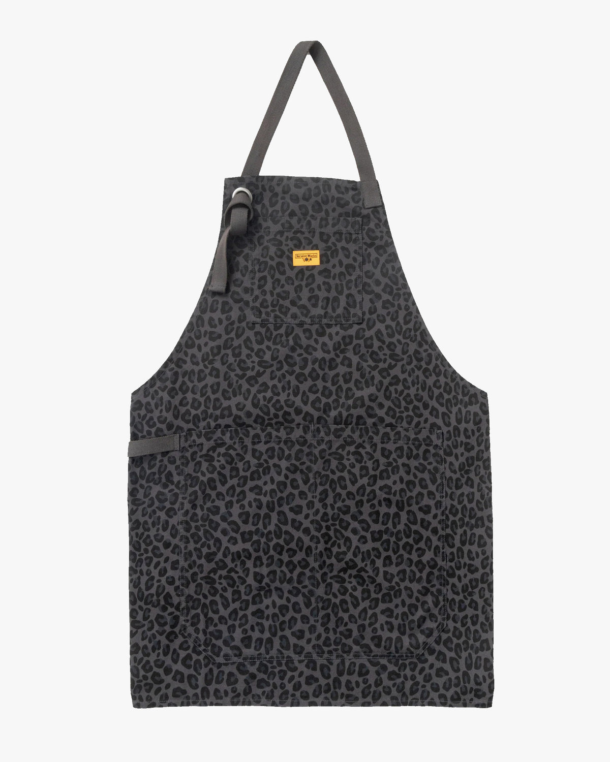 Service Works Patterned Apron - Black Leopard