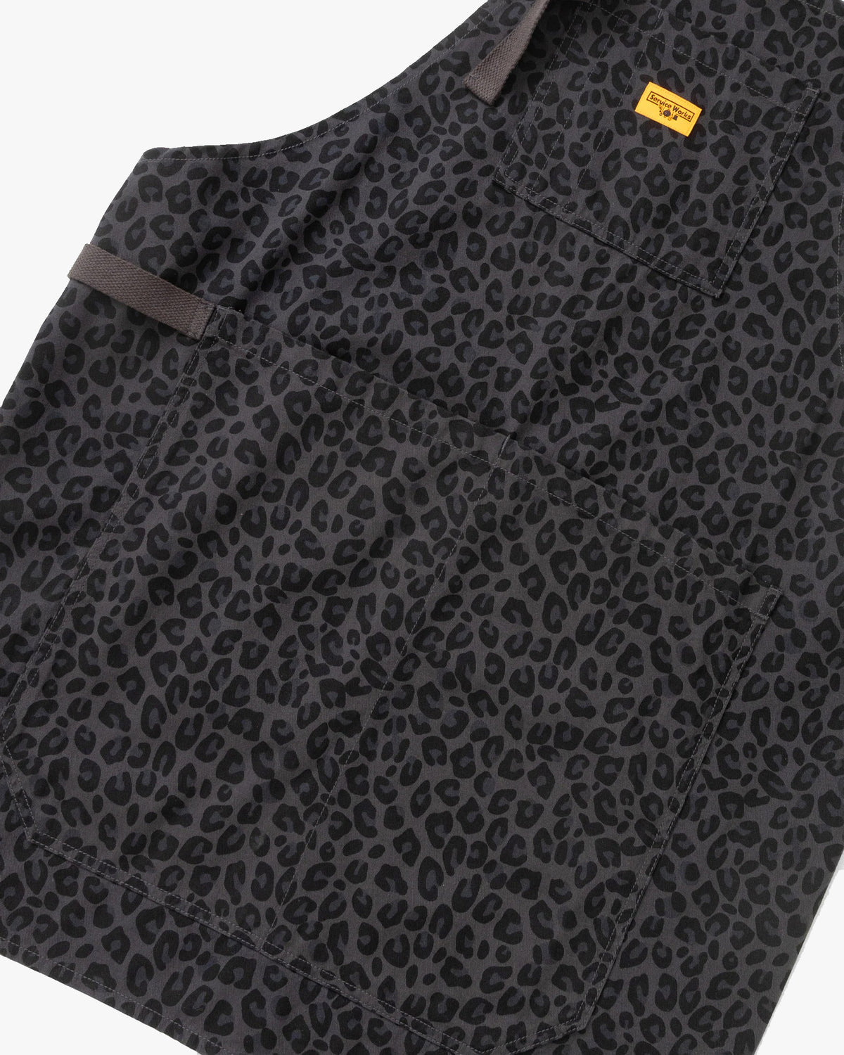 Service Works Patterned Apron - Black Leopard