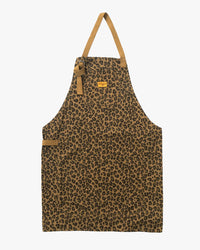 Service Works Patterned Apron - Brown Leopard