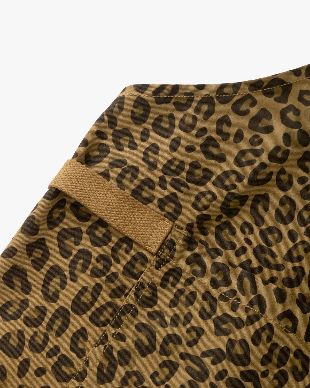 Service Works Patterned Apron - Brown Leopard