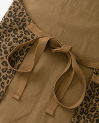 Service Works Patterned Apron - Brown Leopard