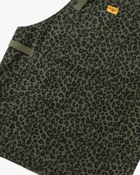 Service Works Patterned Apron - Green Leopard