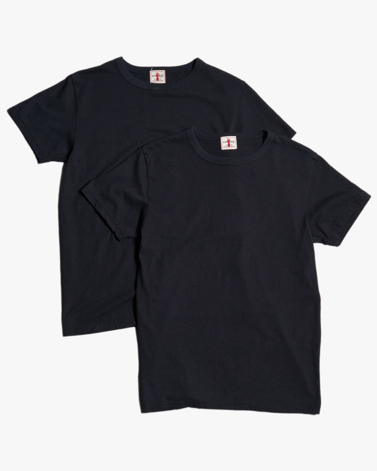 Samurai Jeans 2PST-01 2-Pack Tubular Tees - Black | Samurai Jeans T Shirts | JEANSTORE