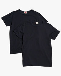 Samurai Jeans 2PST-01 2-Pack Tubular Tees - Black | Samurai Jeans T Shirts | JEANSTORE
