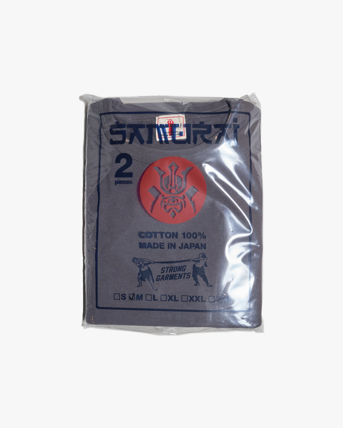 Samurai Jeans 2PST-01 2-Pack Tubular Tees - Charcoal Grey
