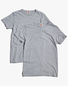 Samurai Jeans 2PST-01 2-Pack Tubular Tees - Grey