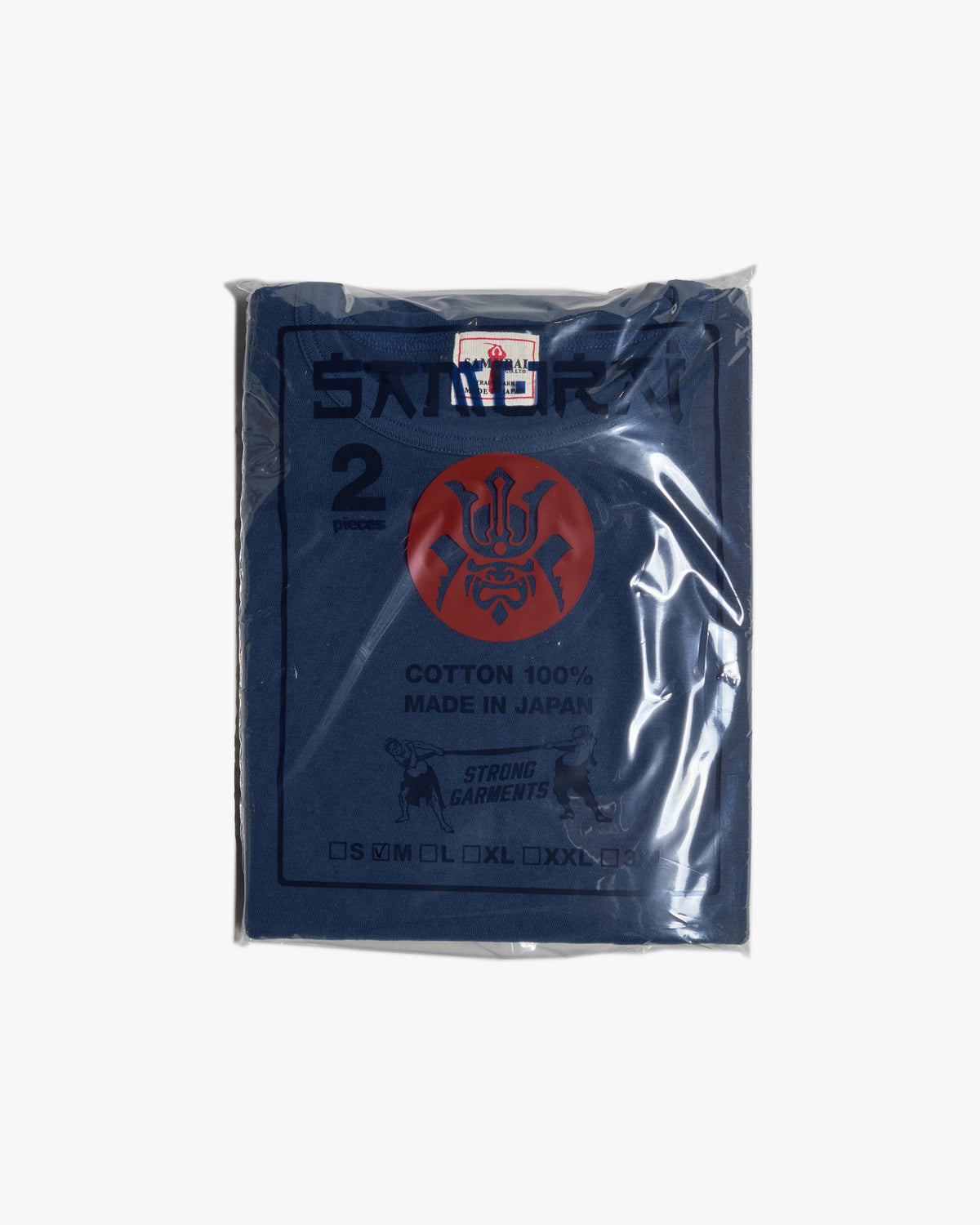 Samurai Jeans 2PST-01 2-Pack Tubular Tees - Navy | Samurai Jeans T Shirts | JEANSTORE