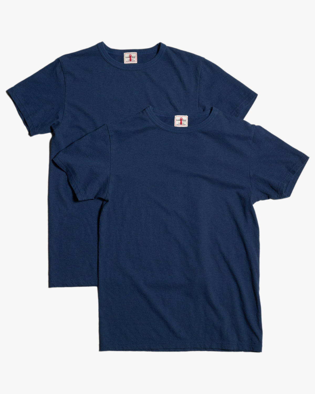 Samurai Jeans 2PST-01 2-Pack Tubular Tees - Navy | Samurai Jeans T Shirts | JEANSTORE