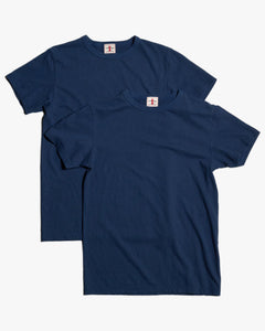 Samurai Jeans 2PST-01 2-Pack Tubular Tees - Navy