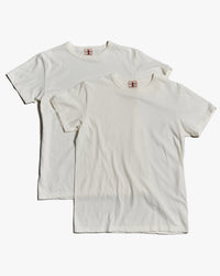 Samurai Jeans 2PST-01 2-Pack Tubular Tees - White | Samurai Jeans T Shirts | JEANSTORE