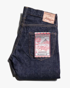 Samurai Jeans S003JP Slim Straight 15oz Yamato Selvedge Jeans - Indigo Onewash