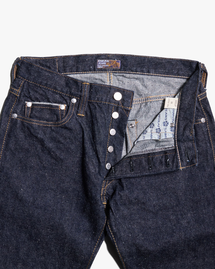 Samurai Jeans S003JP Slim Straight 15oz Yamato Selvedge Jeans - Indigo Onewash