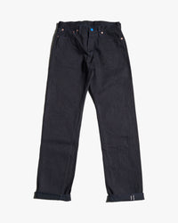 Samurai Jeans S0510XX-BOB 'Aoki Tachikage' 15oz Black-On-Blue Regular Fit Selvedge Jeans - Onewash