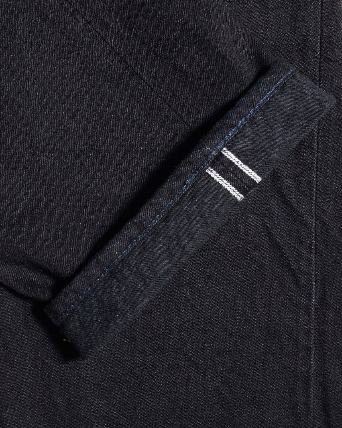 Samurai Jeans S0510XX-BOB 'Aoki Tachikage' 15oz Black-On-Blue Regular Fit Selvedge Jeans - Onewash
