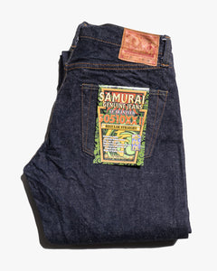Samurai Jeans S0510XXII Regular Straight Otokogi 15oz Selvedge Jeans - Indigo Onewash