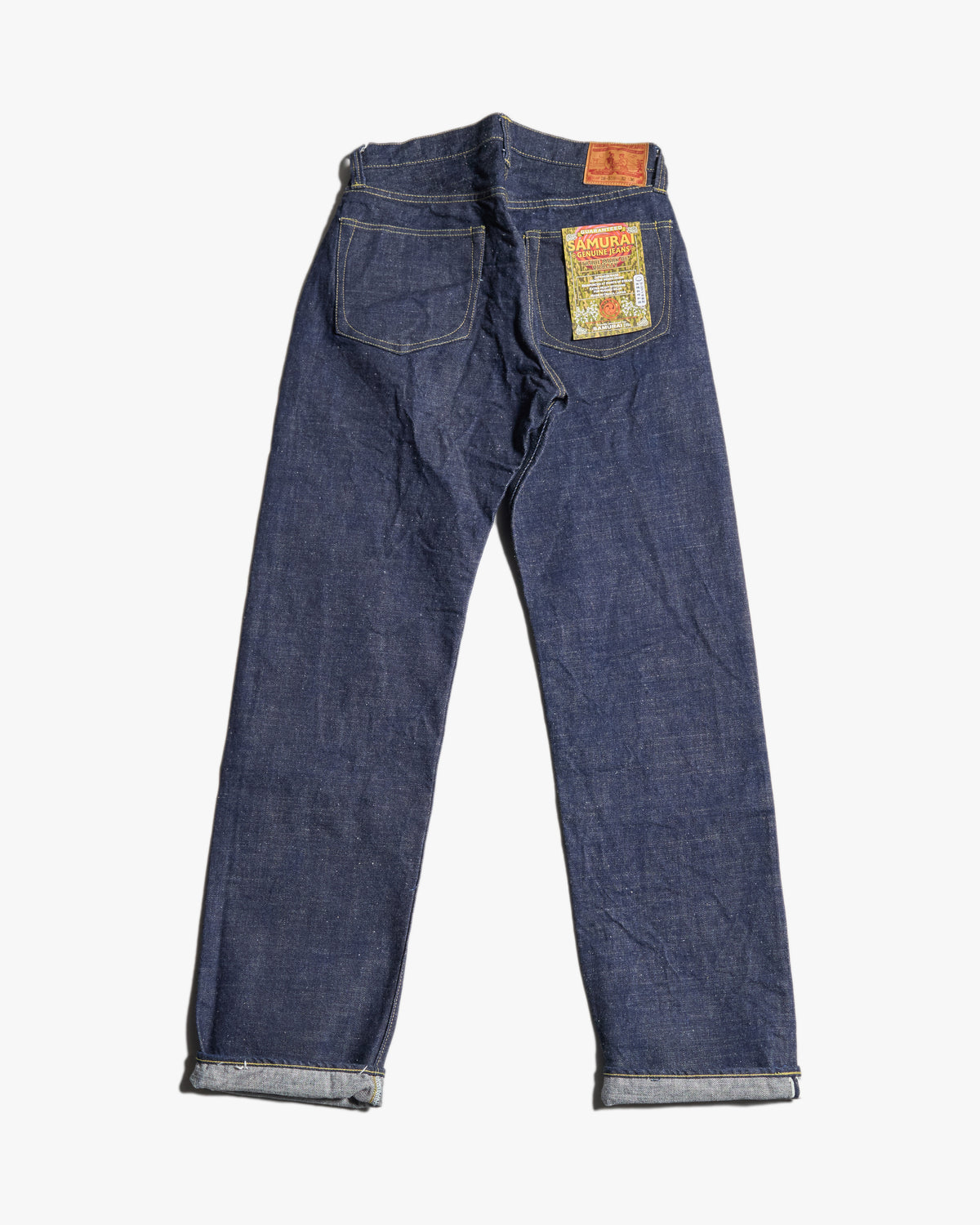 Samurai Jeans S2000HXII Samurai Cotton GL3 Model '44 Style Wide Straight 15.8oz Selvedge Jeans - Onewash
