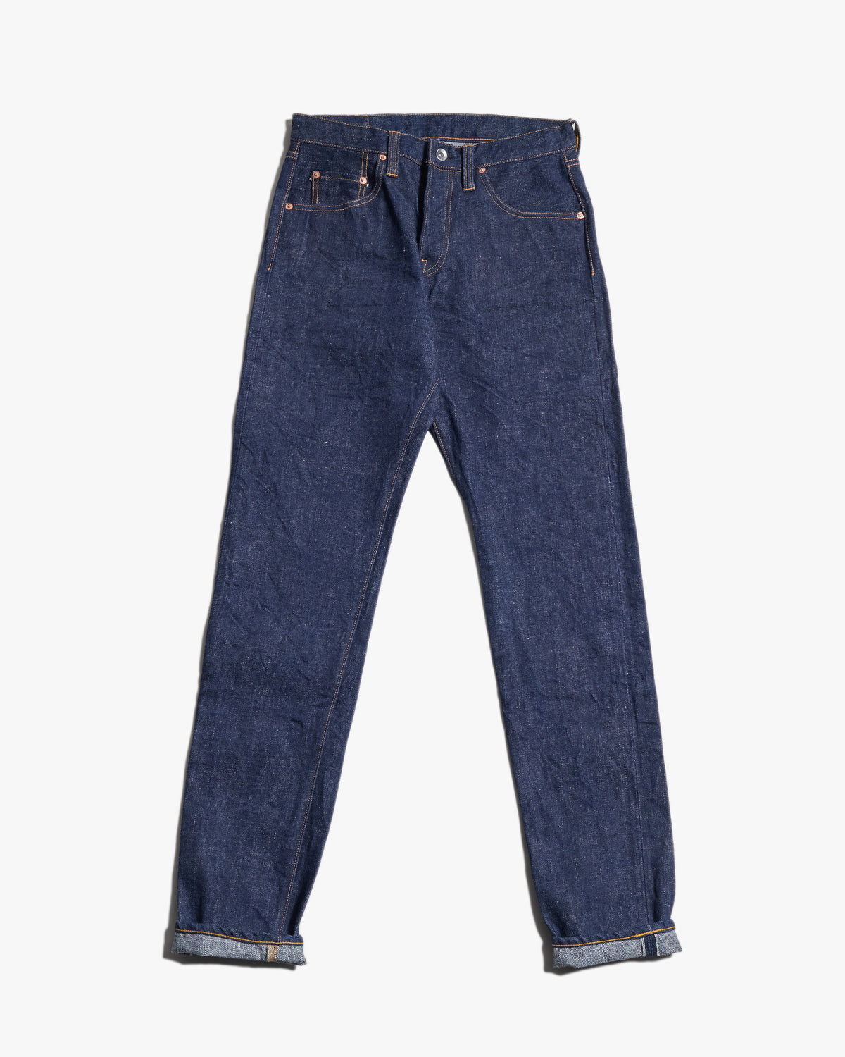 Samurai Jeans S211AX Relaxed Tapered 18oz AI Plus Benkei Selvedge Jeans - Indigo Onewash | Samurai Jeans Jeans | JEANSTORE