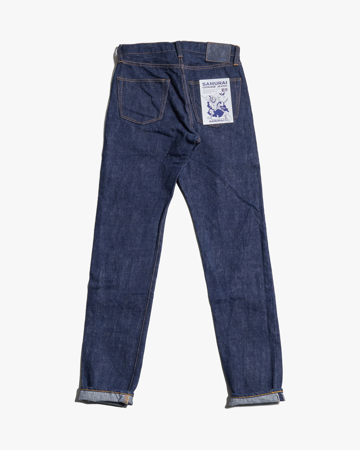 Samurai Jeans S211AX Relaxed Tapered 18oz AI Plus Benkei Selvedge Jeans - Indigo Onewash | Samurai Jeans Jeans | JEANSTORE