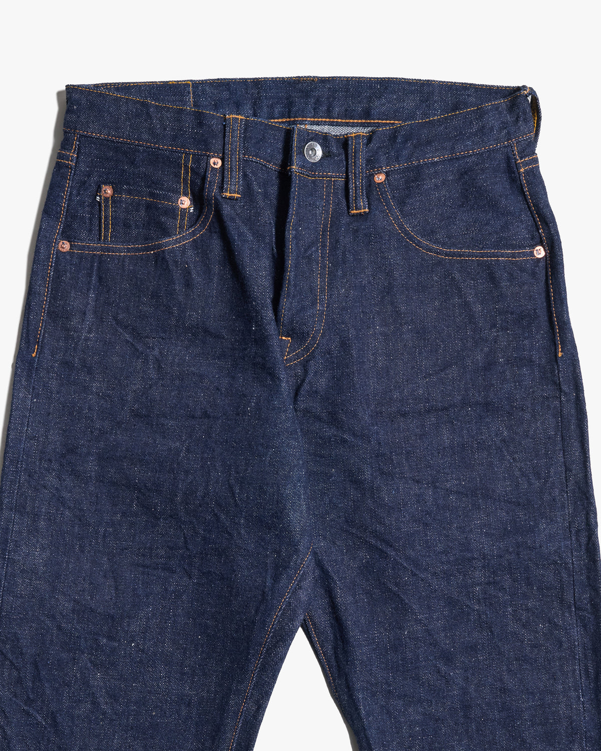 Samurai Jeans S211AX Relaxed Tapered 18oz AI Plus Benkei Selvedge Jeans - Indigo Onewash | Samurai Jeans Jeans | JEANSTORE