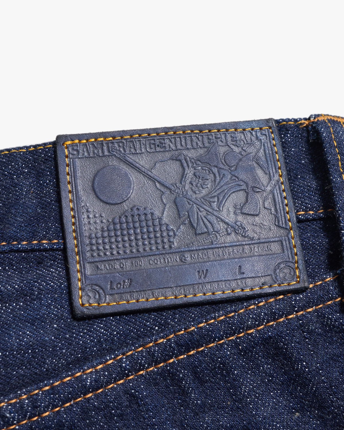 Samurai Jeans S211AX Relaxed Tapered 18oz AI Plus Benkei Selvedge Jeans - Indigo Onewash | Samurai Jeans Jeans | JEANSTORE