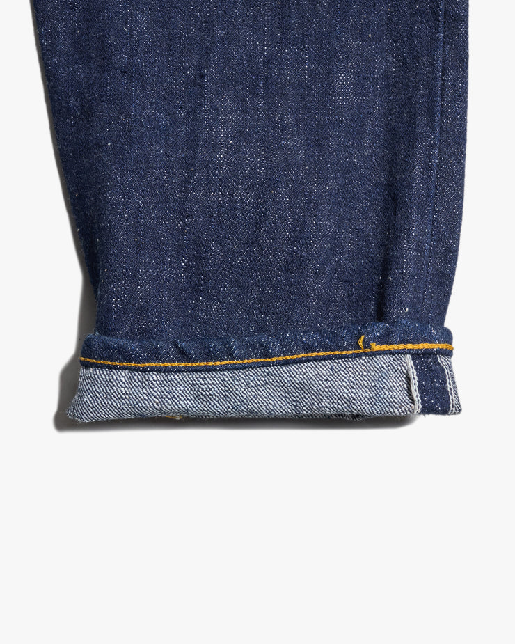 Samurai Jeans S211AX Relaxed Tapered 18oz AI Plus Benkei Selvedge Jeans - Indigo Onewash