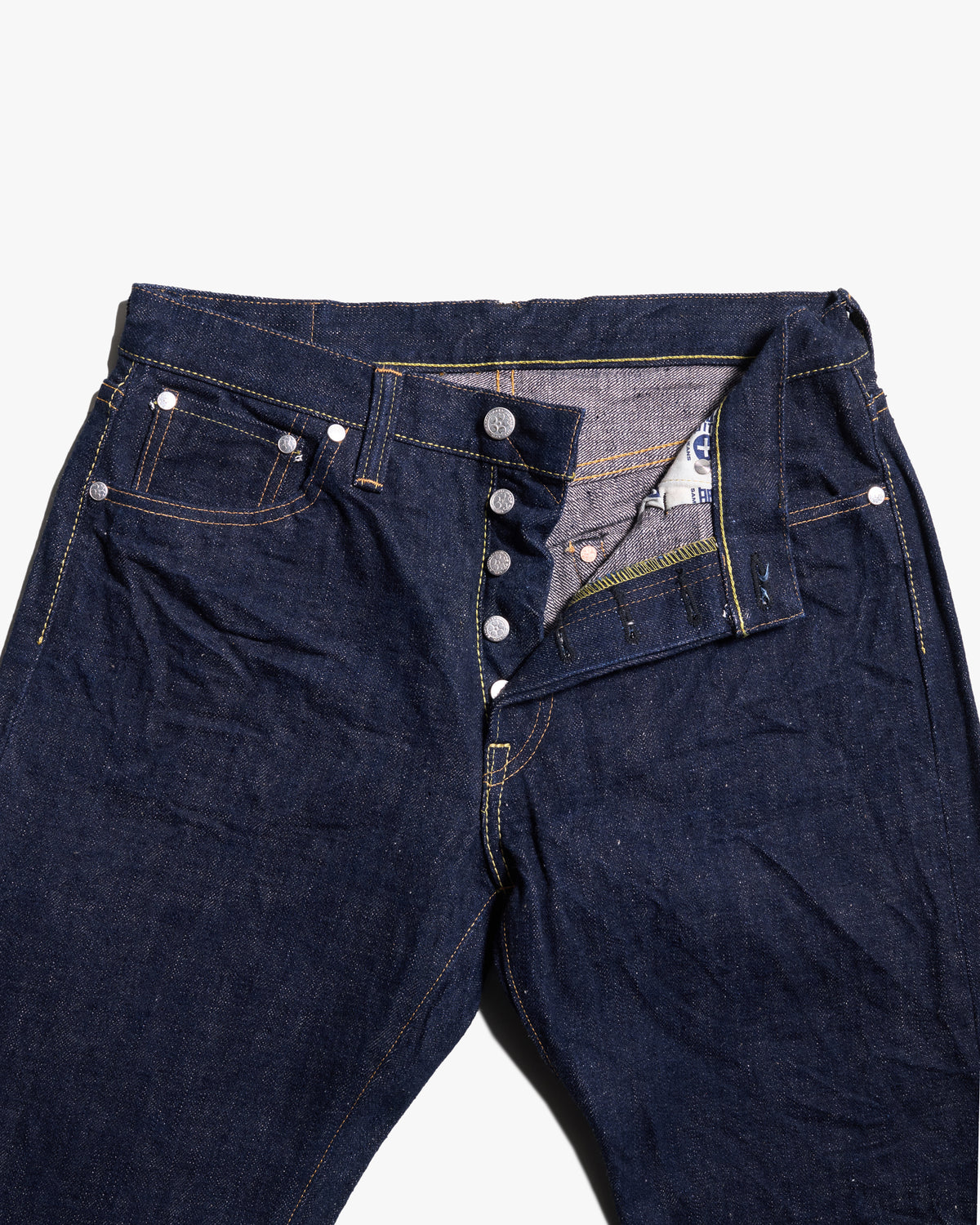 Samurai Jeans S500AX-SAKURA Regular Straight 18oz AI Plus Sakura Selvedge Jeans - Indigo | Samurai Jeans Jeans | JEANSTORE