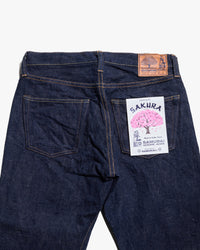 Samurai Jeans S500AX-SAKURA Regular Straight 18oz AI Plus Sakura Selvedge Jeans - Indigo | Samurai Jeans Jeans | JEANSTORE