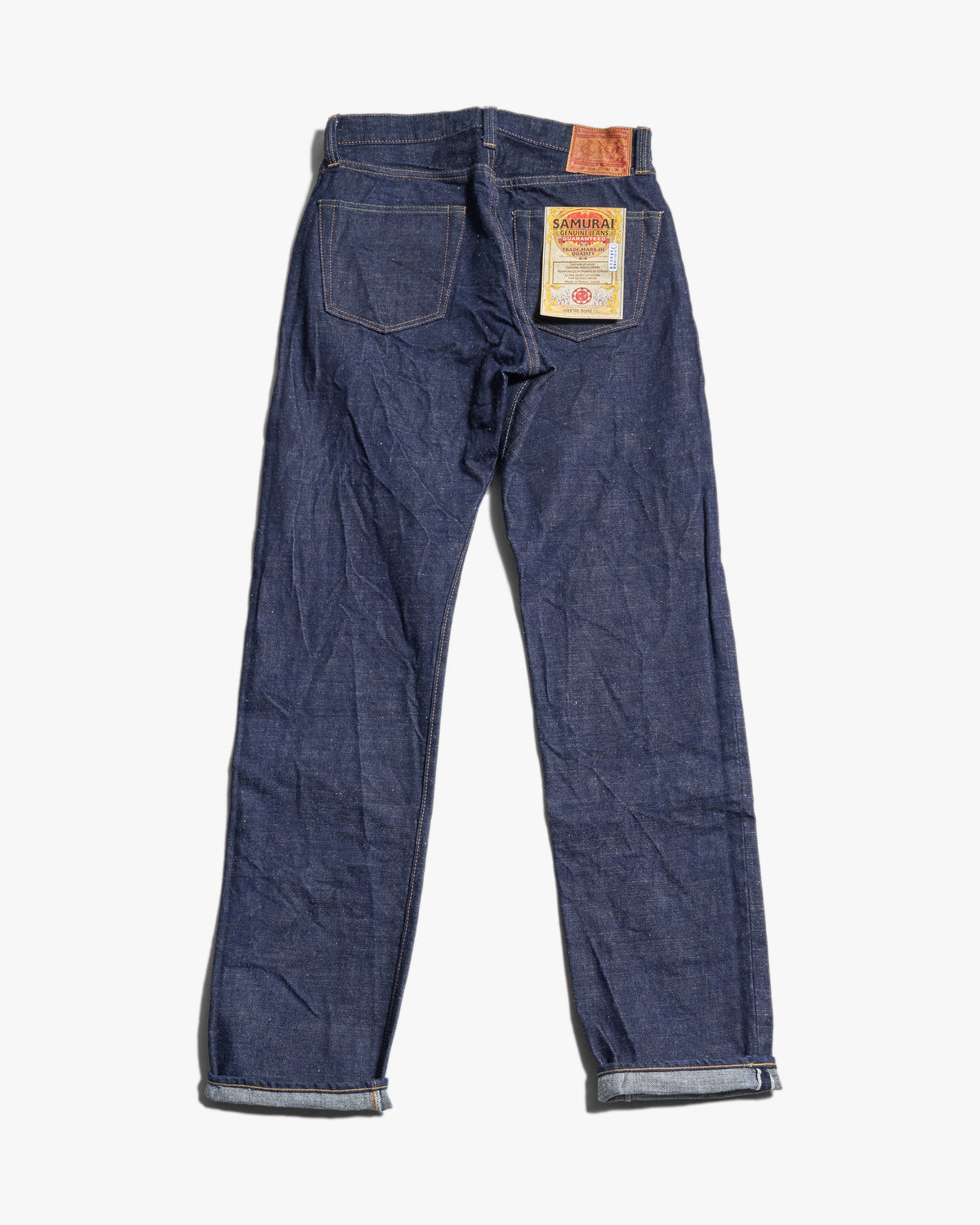 Samurai Jeans S510HXII Regular Straight 15.8oz Samurai Cotton GL3 Selvedge Jeans - Indigo Onewash | Samurai Jeans Jeans | JEANSTORE