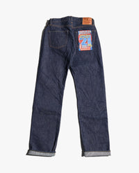 Samurai Jeans S510XX21ozII Regular Straight 21oz Cho-Kiwami Selvedge Jeans - Indigo Onewash