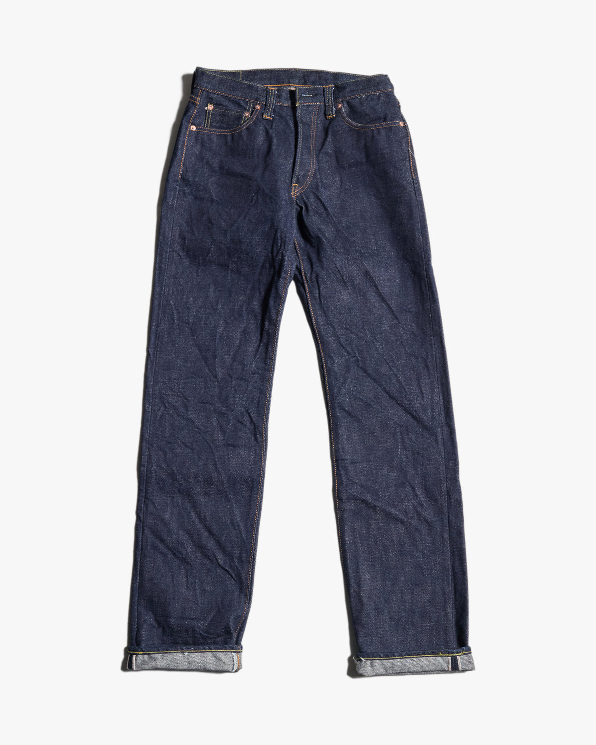 Samurai Jeans S510XX21ozII Regular Straight 21oz Cho-Kiwami Selvedge Jeans - Indigo Onewash