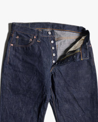 Samurai Jeans S510XX21ozII Regular Straight 21oz Cho-Kiwami Selvedge Jeans - Indigo Onewash