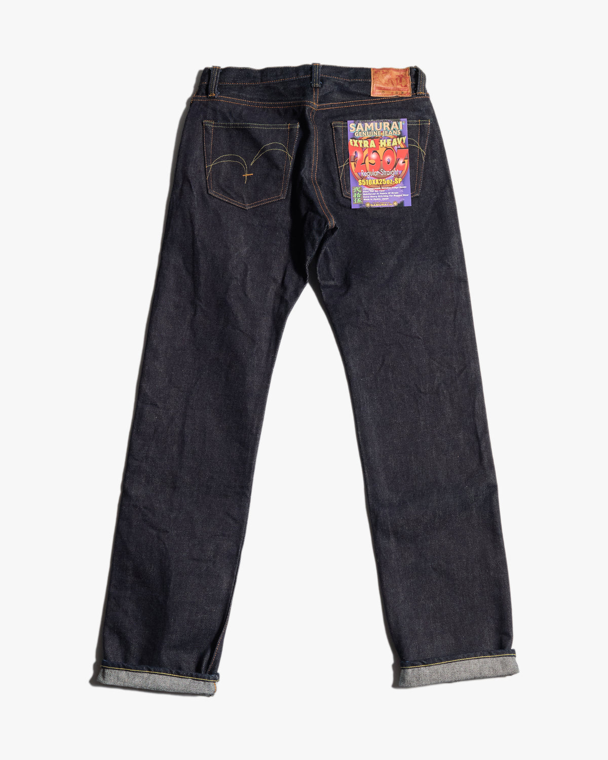 Samurai Jeans S510XX25oz-SP Regular Straight 25oz Extra Heavy Selvedge Jeans - Onewash