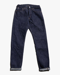 Samurai Jeans S520XX21oz Relaxed Tapered 21oz Cho-Kiwami Selvedge Jeans - Indigo Onewash