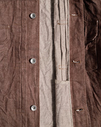 Samurai Jeans S552PX-BR 15oz Selvedge Denim Jacket - Kanoko Brown