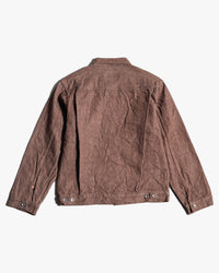 Samurai Jeans S552PX-BR 15oz Selvedge Denim Jacket - Kanoko Brown