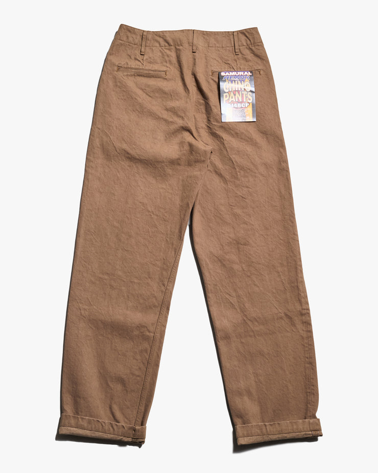 Samurai Jeans SJ48CP Wide Straight 15oz Heavy Selvedge Chino Pants - K
