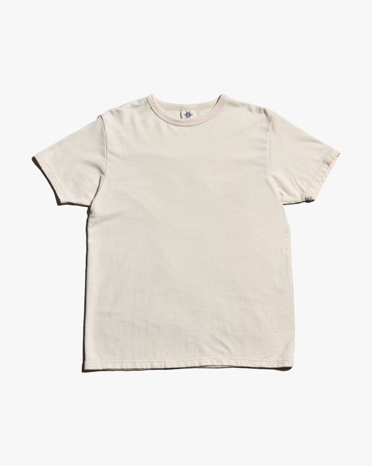 Samurai Jeans SJST-RIM Solid Inlay Loopwheel Tee - Ivory