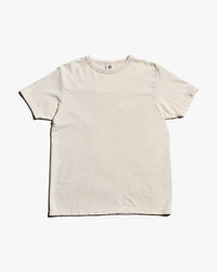 Samurai Jeans SJST-RIM Solid Inlay Loopwheel Tee - Ivory