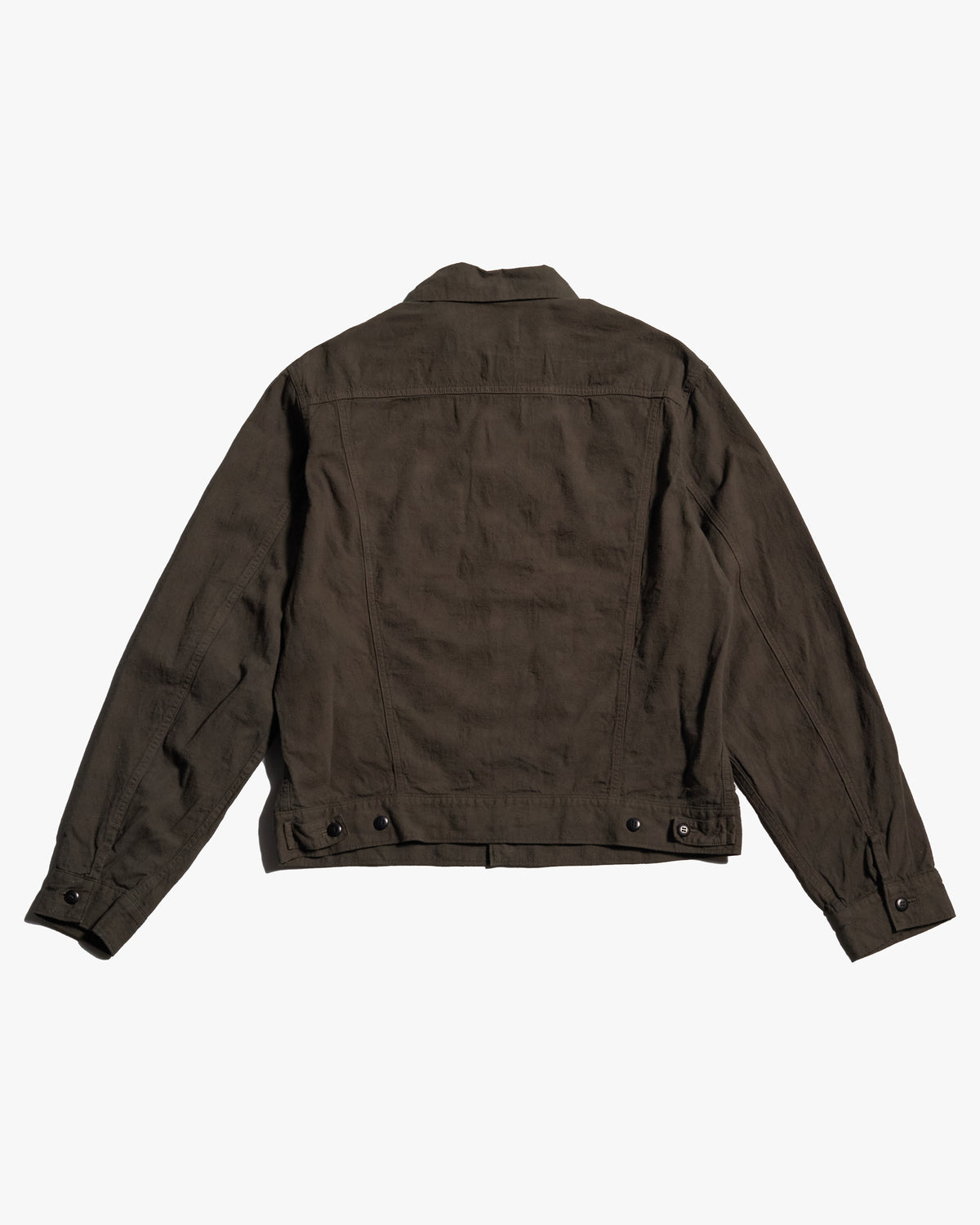 Samurai Jeans SJTKJ26-AT Tropical Weather Trucker Jacket - Sumi Black | Samurai Jeans Jackets & Coats | Jeanstore
