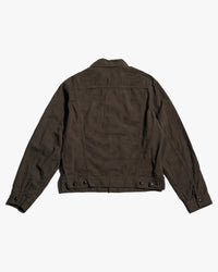 Samurai Jeans SJTKJ26-AT Tropical Weather Trucker Jacket - Sumi Black | Samurai Jeans Jackets & Coats | Jeanstore